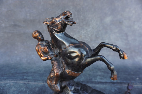 Cowboy Mantel Clock A3464