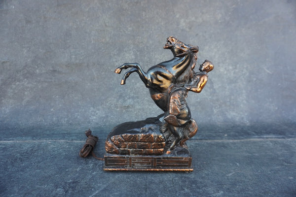 Cowboy Mantel Clock A3464