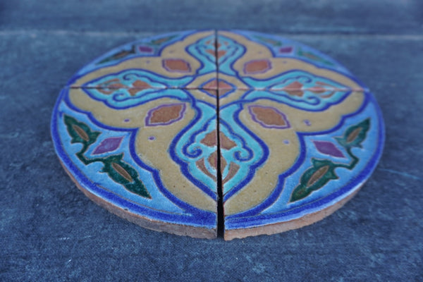 S&S Tile Company Four Tile Round Set c.1927 A3465