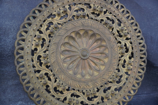 Pair of Brass Wall Art Medallions by Casa Grande A3466