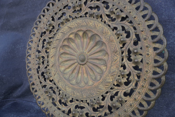 Pair of Brass Wall Art Medallions by Casa Grande A3466