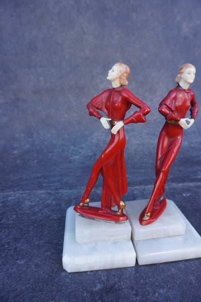 J.B. Hirsch Gerdago Art Deco Bookends A3472