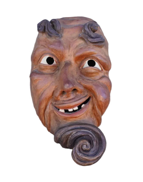 Joseph Zangerle Carved Wood Folk Art Mask A3473