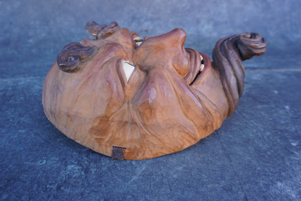 Joseph Zangerle Carved Wood Folk Art Mask A3473