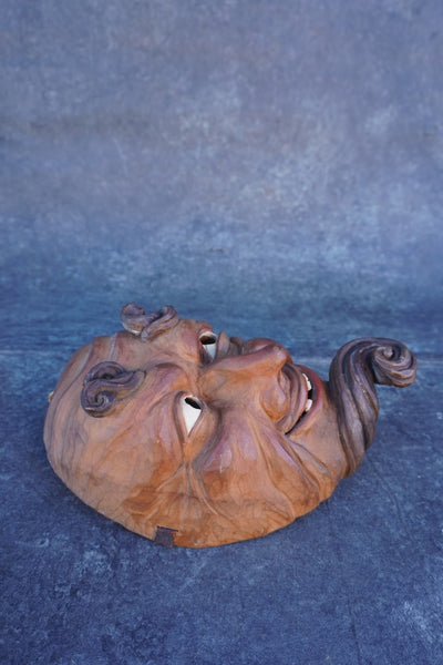 Joseph Zangerle Carved Wood Folk Art Mask A3473