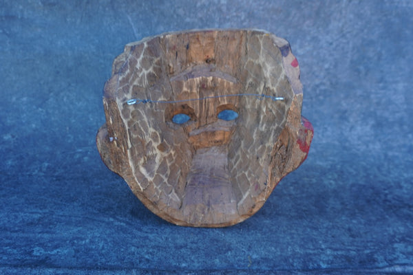 Antique Guatemalan Carved Wood Mask A3475