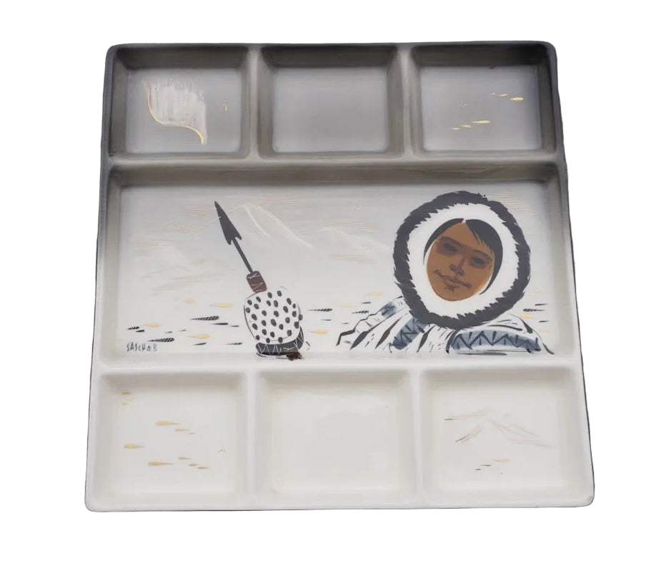 Sacha Brastoff Alaska Series Serving Tray A3481