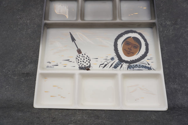 Sacha Brastoff Alaska Series Serving Tray A3481