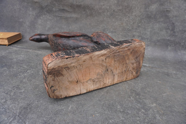 Early American Carved Wood Rooster A3484