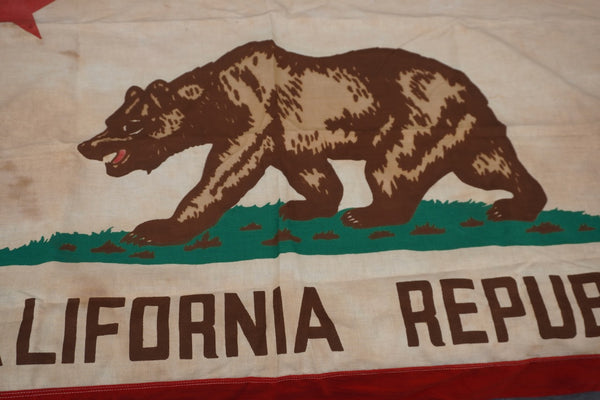 Vintage California Republic Bear Flag, c. 1940s–1960s A3486