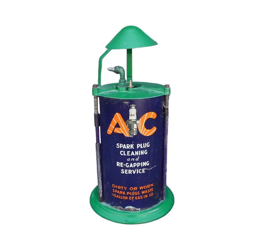 Vintage AC Spark Plug Cleaning & Re-Gapping Service Machine, circa 1950s A3501