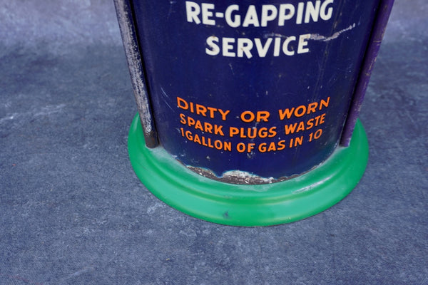 Vintage AC Spark Plug Cleaning & Re-Gapping Service Machine, circa 1950s A3501