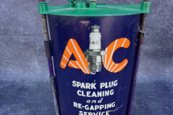 Vintage AC Spark Plug Cleaning & Re-Gapping Service Machine, circa 1950s A3501