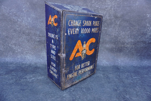 Vintage AC Spark Plug Advertising Cabinet A3502