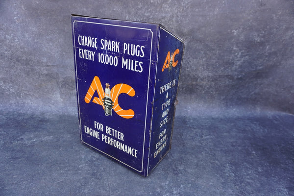 Vintage AC Spark Plug Advertising Cabinet A3502