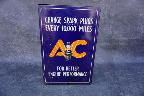 Vintage AC Spark Plug Advertising Cabinet A3502