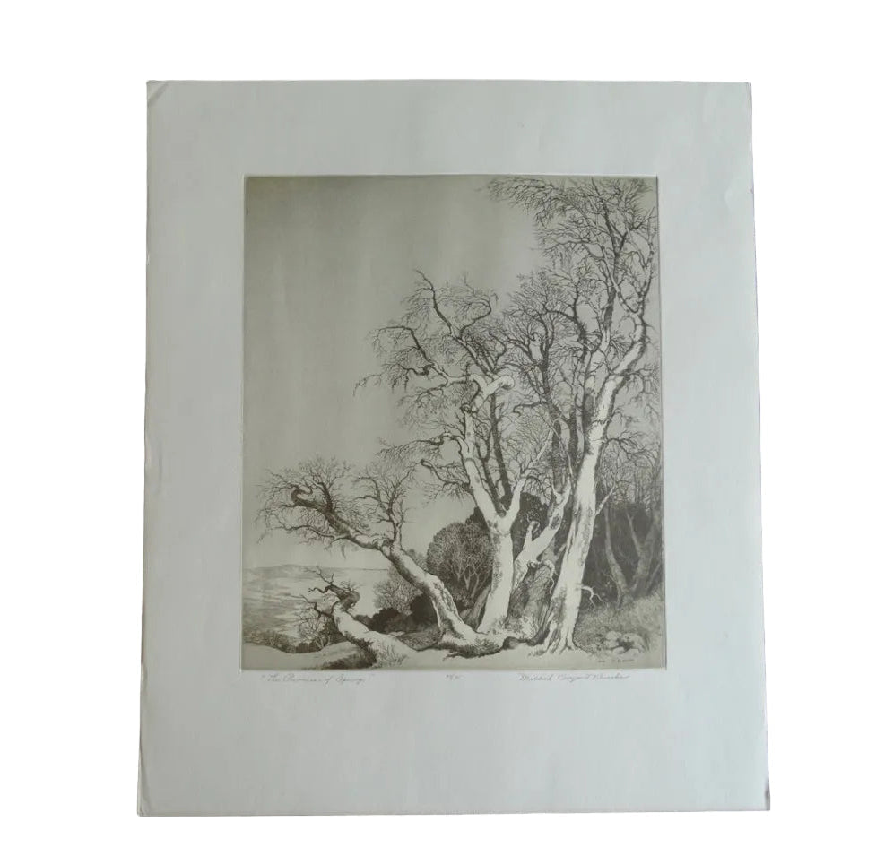 The Promise of Spring by Mildred Bryant Brooks - Original Etching AP1264