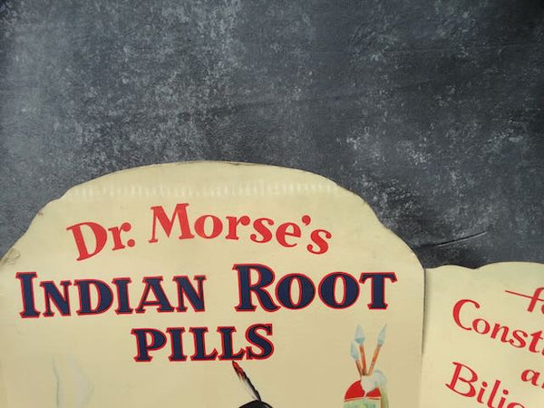 Dr Morse's Indian Root Pills Store Display 1920s-30s AP 1746