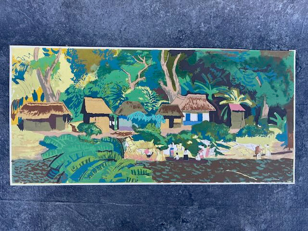 Millard Sheets - Tropical Paradise - Color Block Print AP1762