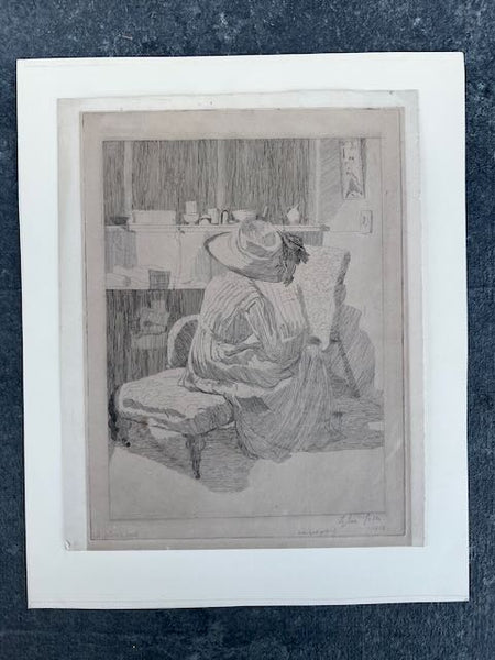 Sylvia Gosse (1881-1968) - Etching - St John's Wood 1910 AP1770