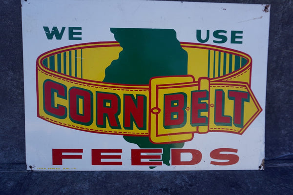 Corn Belt Feeds Tin Litho Sign AP1789