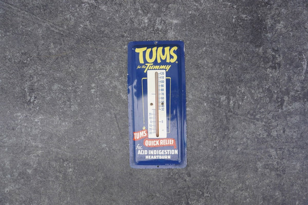 Tums Tin Litho Thermometer AP1799