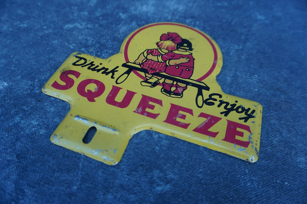 Squeeze Cola License Plate Topper AP1827