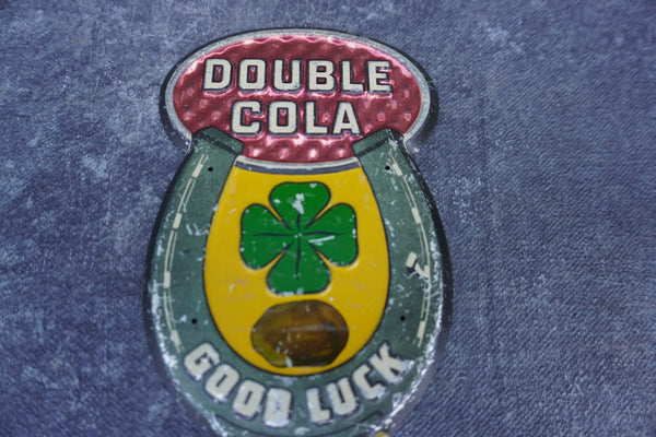 Double Cola License Topper c 1938 RARE AP1832