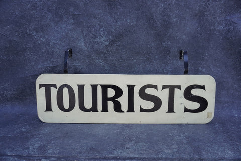 Tourists - Hand-Painted Wooden Sign AP1837