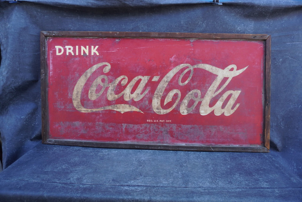 Original 1947 Drink Coca Cola Sign AP1842 – Early California Antiques Shop