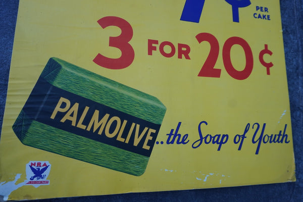 Palmolive Soap - Romance Begins... With That Schoolgirl Complexion! - In-Store Display 1917 AP1848