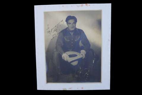 Ernest Bachrach (1899-1973 - Autographed Tom Mix Studio Photograph c 1928 AP1866