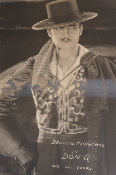 Douglas Fairbanks Studio Portrait as Don Q Son of Zorro