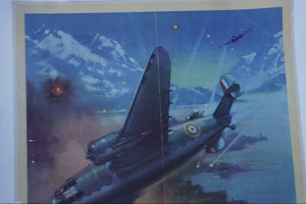 Original "Back Them Up!" Propaganda Poster c.WWII (#1) AP1892