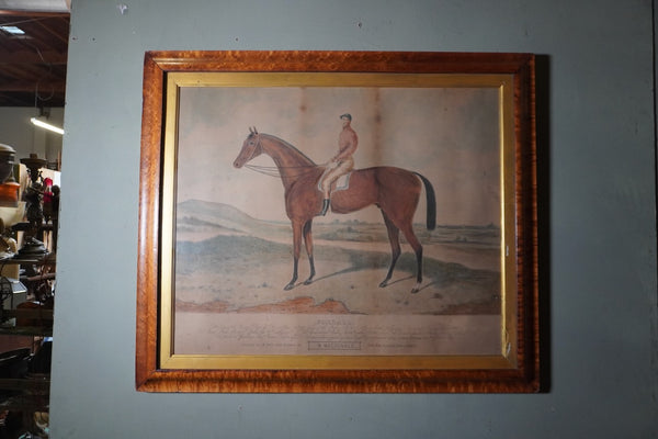 Hand Colored Foxhall Art Piece, 19th century AP1895