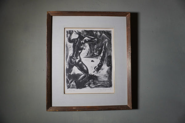 Edy-Legrand - Lithograph - Swimming Hole - Signed and Numbered  AP1899