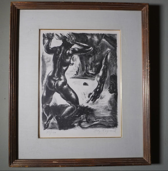 Edy-Legrand - Lithograph - Swimming Hole - Signed and Numbered  AP1899