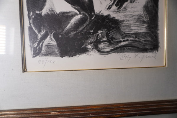 Edy-Legrand - Lithograph - Swimming Hole - Signed and Numbered  AP1899