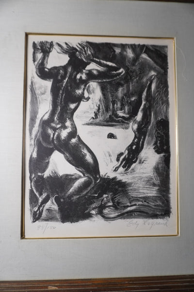 Edy-Legrand - Lithograph - Swimming Hole - Signed and Numbered  AP1899