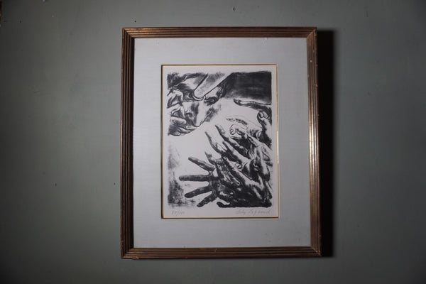 Edy-Legrand - Lithograph - Hands - Signed and Numbered  AP1900