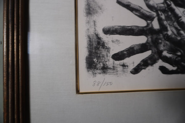 Edy-Legrand - Lithograph - Hands - Signed and Numbered  AP1900