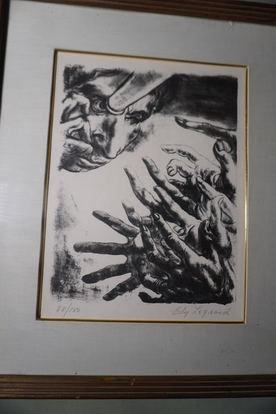 Edy-Legrand - Lithograph - Hands - Signed and Numbered  AP1900
