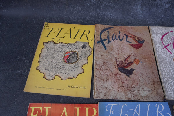 Flair Magazine 9 issues 1950 AP1932