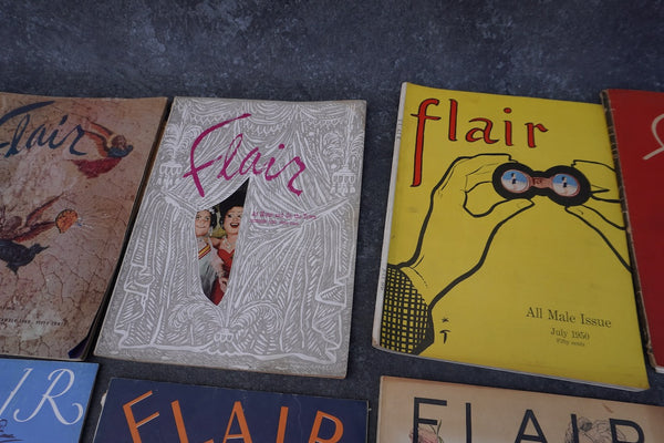 Flair Magazine 9 issues 1950 AP1932