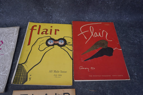 Flair Magazine 9 issues 1950 AP1932