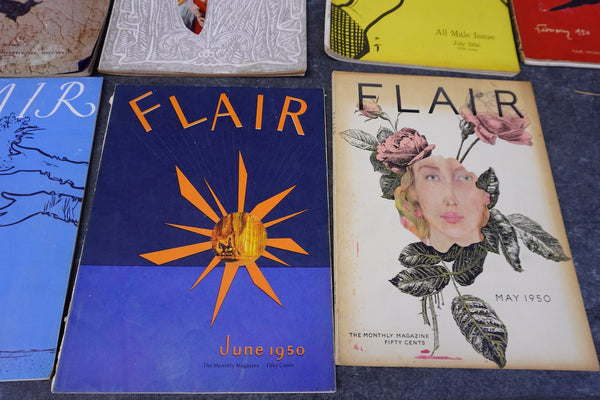 Flair Magazine 9 issues 1950 AP1932