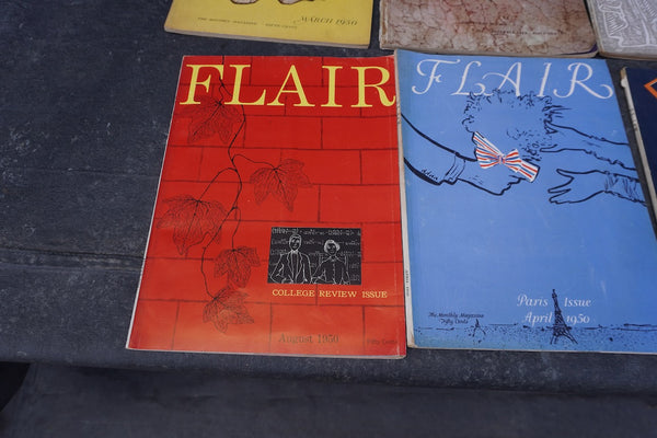 Flair Magazine 9 issues 1950 AP1932