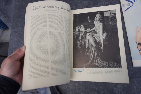 Stage Magazine 3 issues 1936 AP1934
