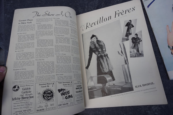 Stage Magazine 3 issues 1936 AP1934