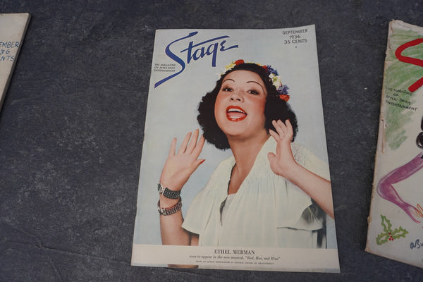 Stage Magazine 3 issues 1936 AP1934